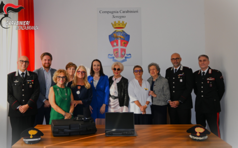Violenze di genere, Soroptimist Club dona un kit informatico portatile ai Carabinieri di Seregno
