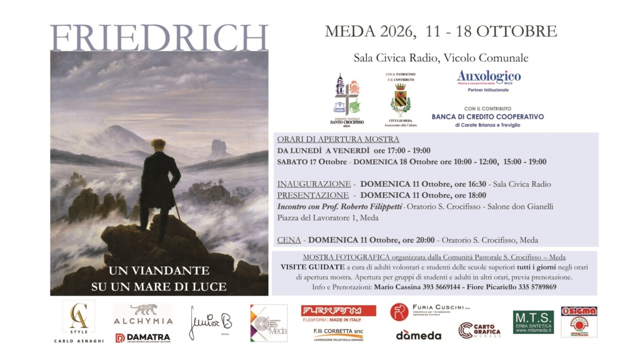 “Friedrich – Un viandante su un mare di luce”: una mostra dedicata al grande protagonista del Romanticismo europeo