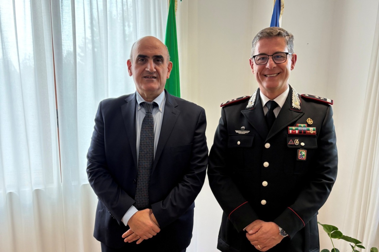 Il Prefetto Roccatagliata incontra il Comandante regionale dei Carabinieri