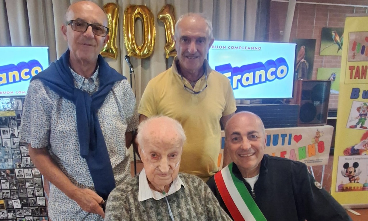 Franco Pilotti, la storia viva di Villasanta, spegne 101 candeline