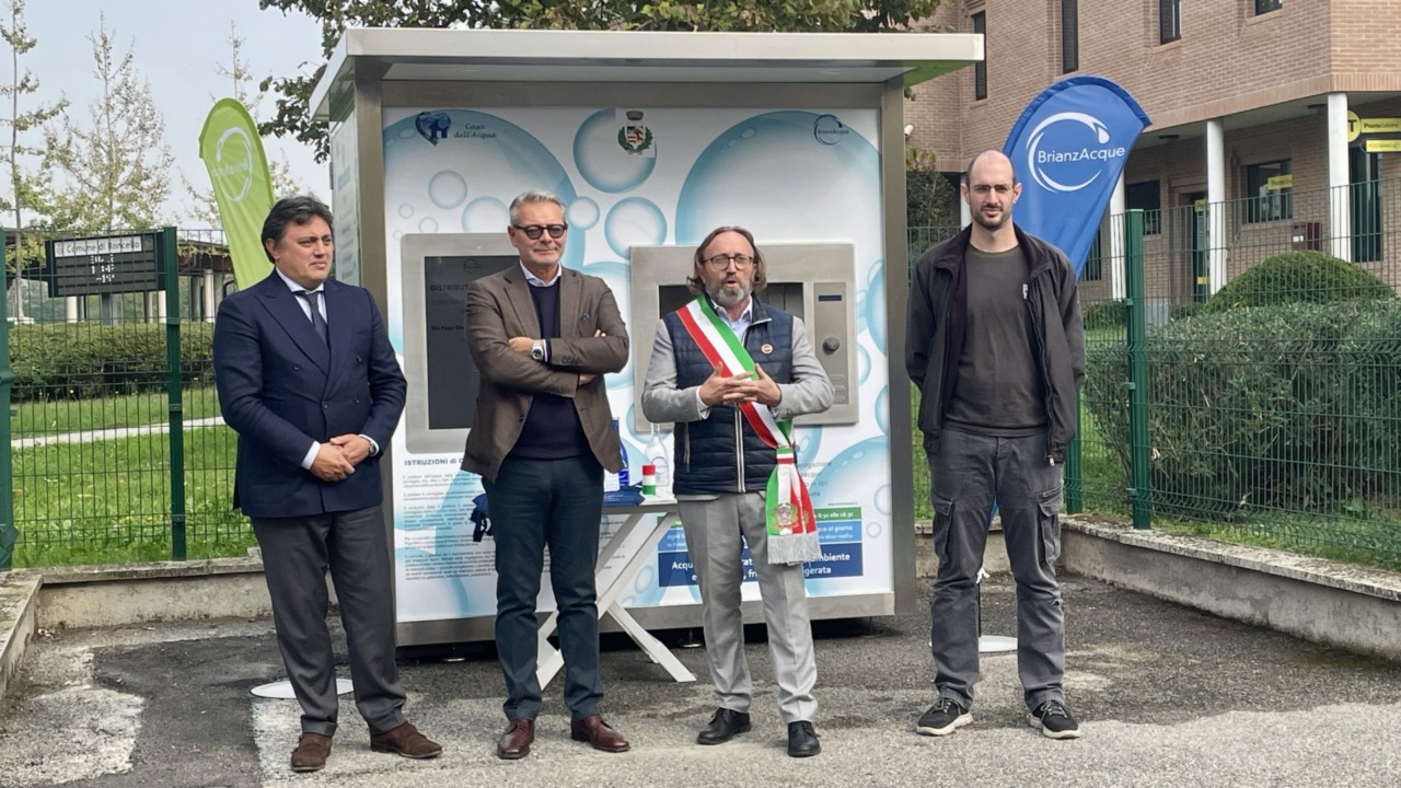 Inaugurata la seconda Casetta dell’Acqua di Roncello targata BrianzAcque