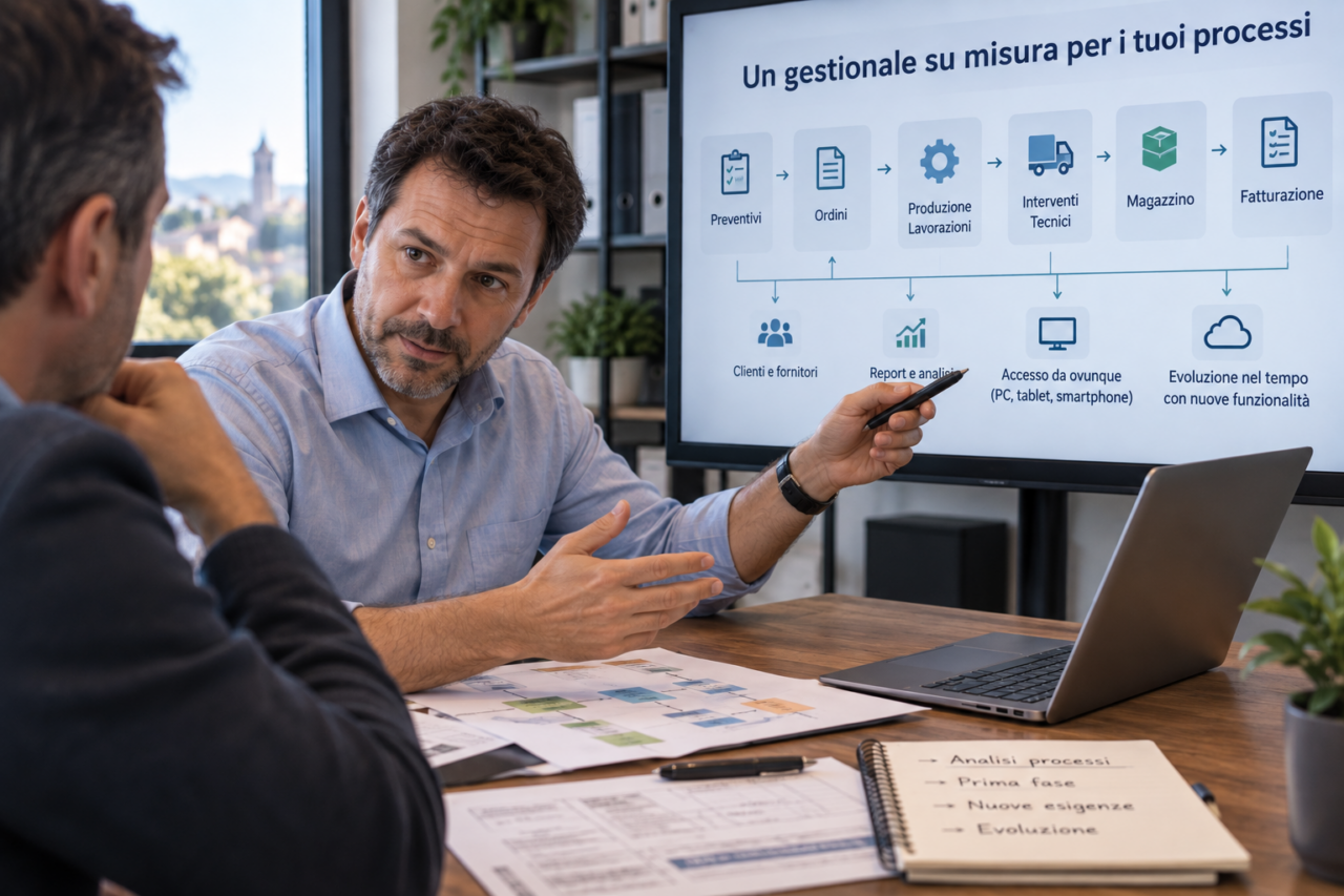 Il gestionale sartoriale e il partner tecnologico