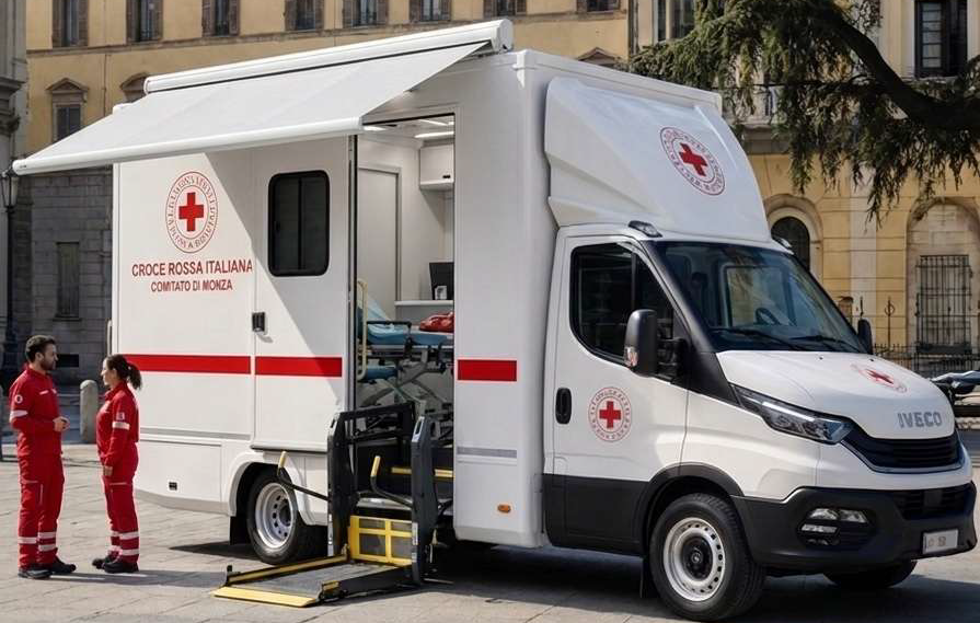 A Monza la cena di gala per finanziare un presidio sanitario mobile di Croce Rossa Italiana