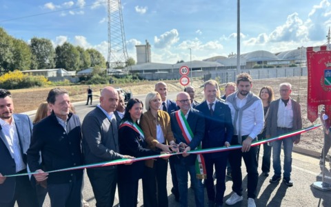Taglio del nastro per la nuova Tangenziale nord